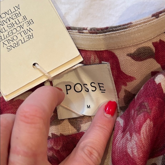 NWT Posse Rosalie Floral Strapless Dress - Picture 5 of 6